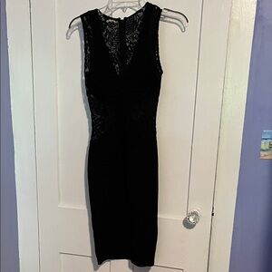 NWOT Marciano Elegant Black sexy Lace Dress